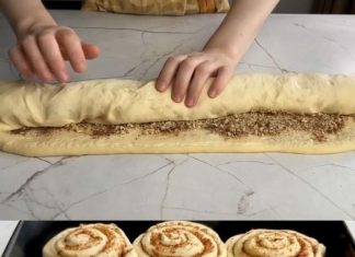 Soft and Fluffy Cinnamon-Walnut Rolls with Cream Cheese Frosting
