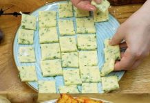 Bring a Basket of French Fries and Toss Them with Spices