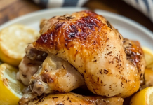 Flavor-Packed Perfection: Rosemary Lemon Garlic Roasted Chicken – A Zesty, Aromatic Delight!