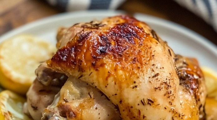 Flavor-Packed Perfection: Rosemary Lemon Garlic Roasted Chicken – A Zesty, Aromatic Delight!