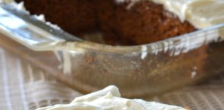 Spiced Gingerbread Cake with Cream Cheese Frosting