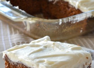 Spiced Gingerbread Cake with Cream Cheese Frosting