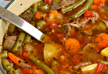 Hearty Vegetable Beef Soup: A Classic Comforting Dish