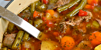 Hearty Vegetable Beef Soup: A Classic Comforting Dish