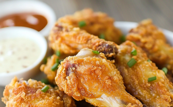 Bold & Crispy: Mustard Fried Chicken Wings – Packed with Flavor!