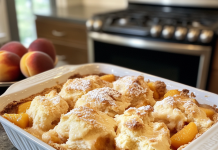 Sweet Southern Comfort: Peachy Peach Cobbler – Bursting with Juicy Goodness!