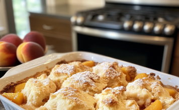 Sweet Southern Comfort: Peachy Peach Cobbler – Bursting with Juicy Goodness!