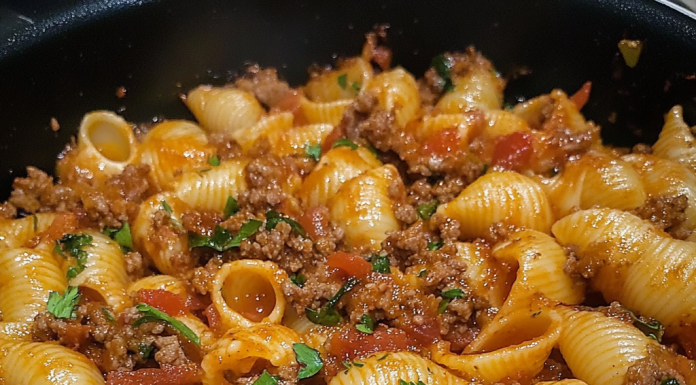 Family Favorite: Pasta Shells with Ground Beef – A Hearty and Satisfying Meal!