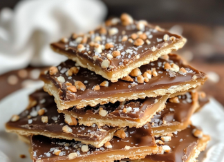 Addictive Sweetness: Saltine Cracker Toffee – A Crunchy, Caramel Treat!