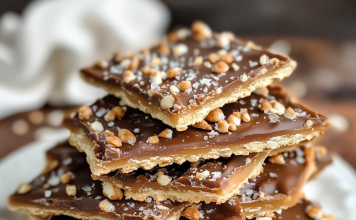 Addictive Sweetness: Saltine Cracker Toffee – A Crunchy, Caramel Treat!
