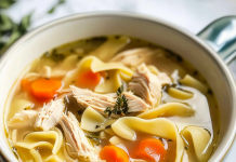 Comfort in a Bowl: Easy Homemade Chicken Noodle Soup – Simple and Soothing!