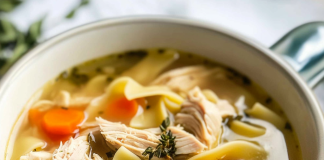 Comfort in a Bowl: Easy Homemade Chicken Noodle Soup – Simple and Soothing!