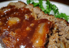 Home-Cooked Perfection: Cracker Barrel-Style Meatloaf with Sweet Brown Sugar Glaze!
