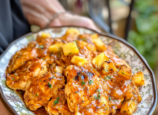 Sweet & Smoky: Whiskey Pineapple Chicken – A Flavor Explosion!