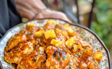 Sweet & Smoky: Whiskey Pineapple Chicken – A Flavor Explosion!
