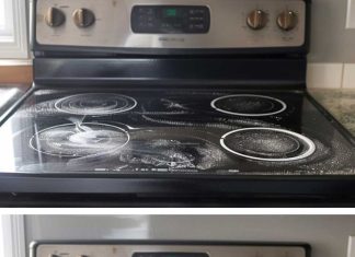 Clean your glass stove top in minutes with ease using just 2 ingredients