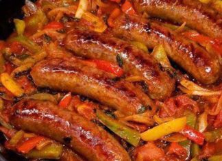 Italian Sausage, Peppers, and Onions