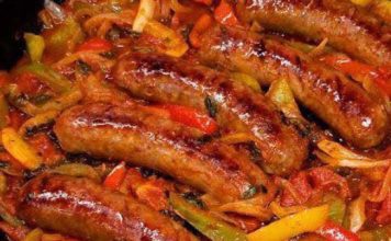 Italian Sausage, Peppers, and Onions