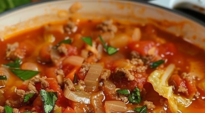 Making Delicious Cabbage Roll Soup