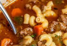 Beef and Macaroni Soup