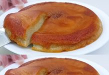 Delicious Milk and Banana Cake Without Oven or Flour