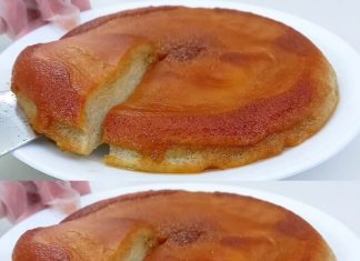 Delicious Milk and Banana Cake Without Oven or Flour