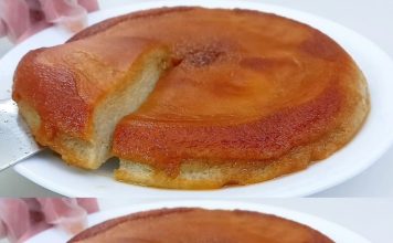 Delicious Milk and Banana Cake Without Oven or Flour