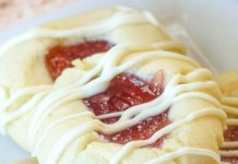 Raspberry Shortbread Bliss with White Chocolate Drizzle