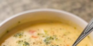 Cheddar Broccoli Potato Soup
