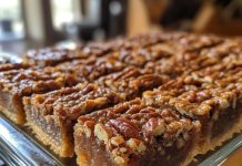 Lazy Girl Pecan Pie Bars
