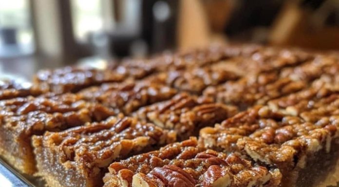 Lazy Girl Pecan Pie Bars