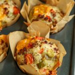 Savory Sausage and Cheddar Breakfast Muffins