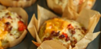Savory Sausage and Cheddar Breakfast Muffins
