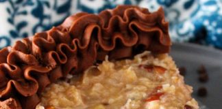 german chocolate cheesecake