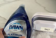 Mix detergent with salt & get this incredible result. Here’s how it works