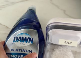Mix detergent with salt & get this incredible result. Here’s how it works