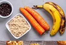 Banana and Carrot Muffins