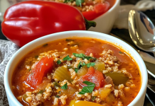 Savor the Comfort of Home: Easy Stuffed Pepper Soup Everyone Will Love!