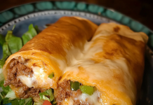 Indulge in Flavor: Homemade Beef and Cheese Chimichangas That Will Wow Your Taste Buds!