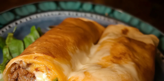 Indulge in Flavor: Homemade Beef and Cheese Chimichangas That Will Wow Your Taste Buds!