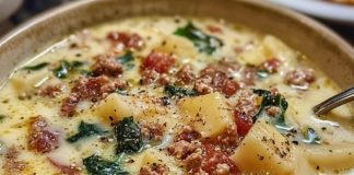 Soup from Olive Garden called Zuppa Toscana