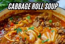 Comfort Food at Its Finest: Hearty Beef and Cabbage Soup