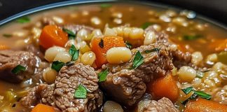 Hearty Beef and Barley Soup