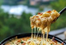 Soup with Cheddar Cauliflower and Roasted Garlic