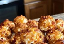 Carb bacon cheddar mini cheese balls