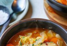 Soup for Burning Fat with Cabbage