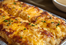 Savor Every Bite of This Irresistible Cheesy Hashbrown Delight – Perfect for Any Meal!