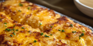 Savor Every Bite of This Irresistible Cheesy Hashbrown Delight – Perfect for Any Meal!