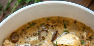 Creamy Mushroom Chicken and Wild Rice Soup