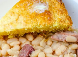 old-fashioned ham and beans